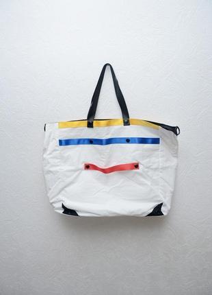 Новая супер стильная вместительная сумка united colors of benetton2 фото
