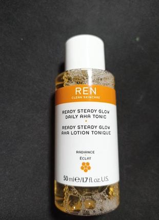 Тоник для лица - ren radiance ready steady glow day aha ton1 фото