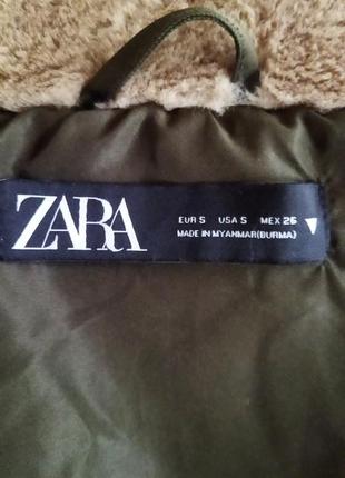 Новая зимняя куртка "zara" р.s(44-46) бирма(мьянма)9 фото