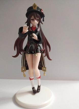 Аниме фигурка хутао из "геншин импакт" 18 см.