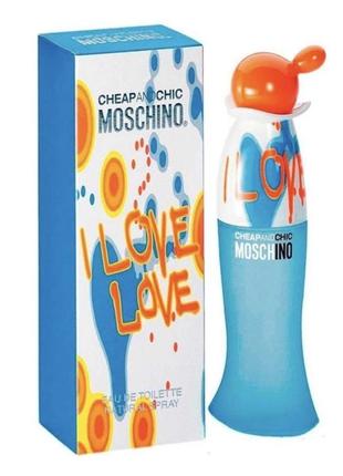 Moschino cheap & chic i love love елітна туалетна вода жіноча, 30 мл оригінал італія духи