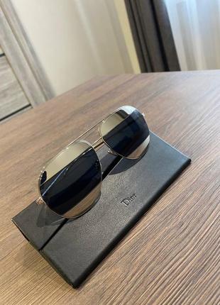 Dior split солнцезащитные очки оригинал унисекс, авиаторы