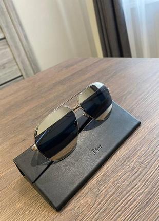 Dior split солнцезащитные очки оригинал унисекс, авиаторы3 фото