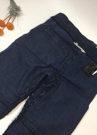 Джинсы h&m на 2-3 года 2-3/98 штаны брюки джинсовые, детские темно синии н20117 фото