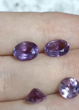Ювелирная вставка аметист граненый натуральный