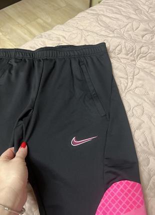 Nike dri-fit strike joggers лосины штаны для бега классные спортивные оригинал бренд4 фото