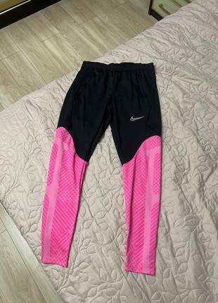 Nike dri-fit strike joggers лосины штаны для бега классные спортивные оригинал бренд3 фото