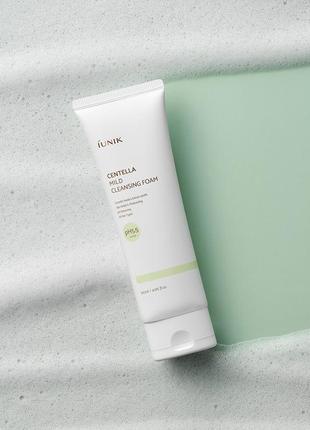 Пінка для обличчя iunik centella mild cleansing foam