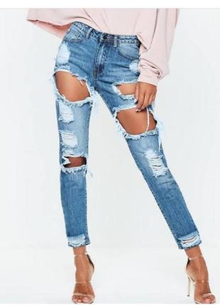 Продам крутые рваные джинсы фирменные женские6 фото