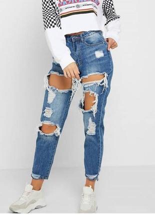 Продам крутые рваные джинсы фирменные женские8 фото