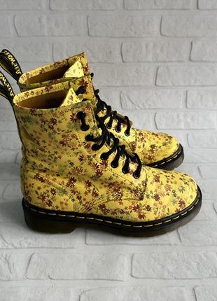 Dr. martens 1460 floral ботинки сапоги черевики чоботи кожа оригинал1 фото