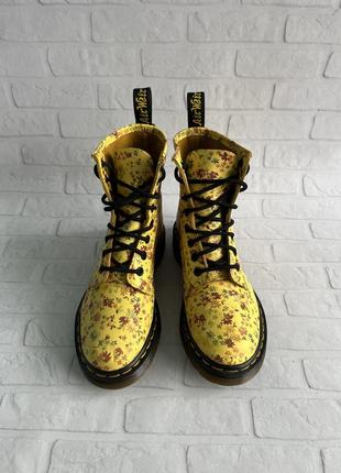 Dr. martens 1460 floral ботинки сапоги черевики чоботи кожа оригинал2 фото