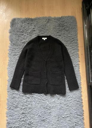 Cos альпака + шерсть стильный базовый свитер кардиган из свежих коллекций