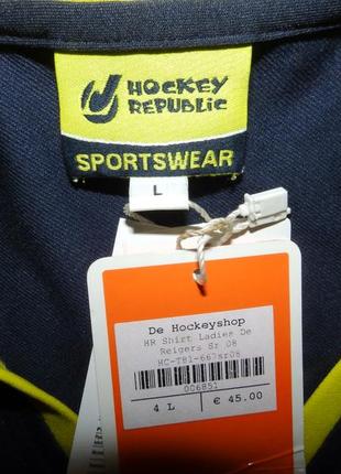 Футболка жіноча з V-подібним вирізом sportswear hockey republic shirt7 фото