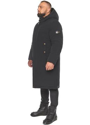 Куртка чоловіча зимова класична чорна модель 58793