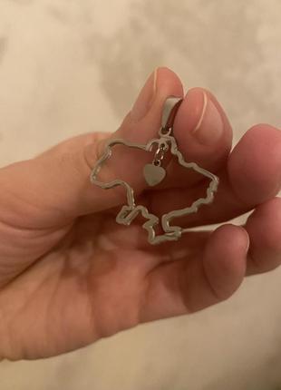 Подвеска мама украины с сердцем