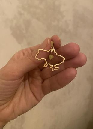 Подвеска мама украины с сердцем