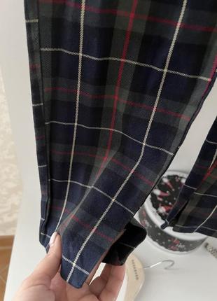 Красивые брюки штаны в клетку zara3 фото