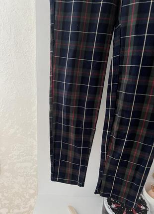 Красивые брюки штаны в клетку zara2 фото