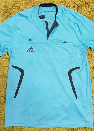 Adidas фірмова футбольна футболка спортивна  брендовая адидас шир 55 60
