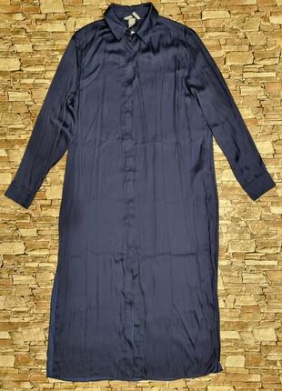 Платье-рубашка, туника h&amp;m с разрезами по бокам.4 фото