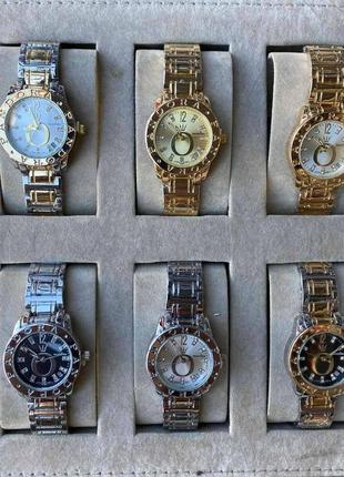 Стильные женские наручные часы на металлическом ремешке пандора2 фото