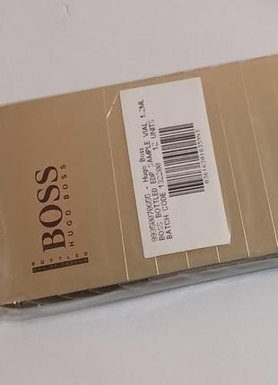Пробник аромата boss bottled hugo boss