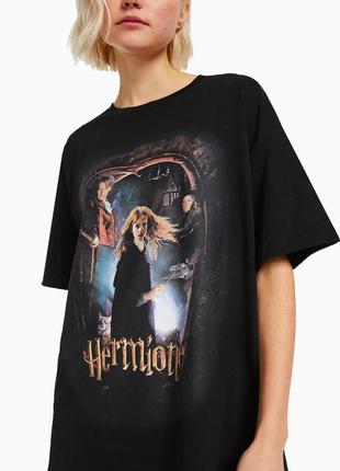 Модная футболка bershka harry potter m/l оверсайз2 фото