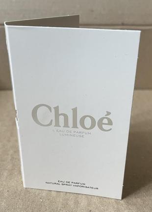 Chloé eau de parfum lumineuse 1,2ml1 фото