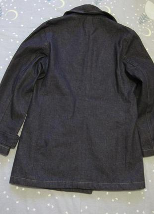 Короткое пальто куртка джинсовая женская gap р.42-44 морская тематика2 фото