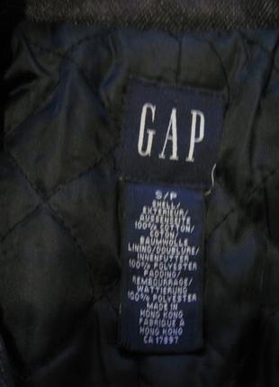 Короткое пальто куртка джинсовая женская gap р.42-44 морская тематика6 фото