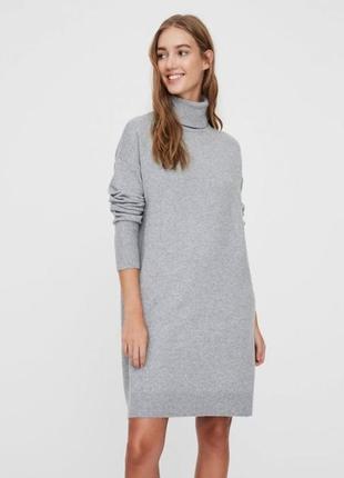 Фірмове тепле в'язане плаття vero moda, розмір xs