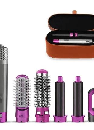 Мультистайлер hot air styler 5в1 для завивки та випрямлення волосся, 1000 вт, 5 насадок з кейсом2 фото