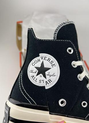 Кеды converse chuck 70 plus a00916c черные, оригинальные кеды конверс6 фото