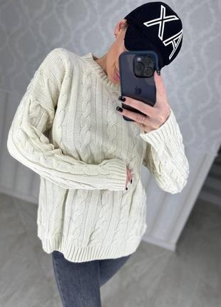 Шикарный обьемный свитер-туника