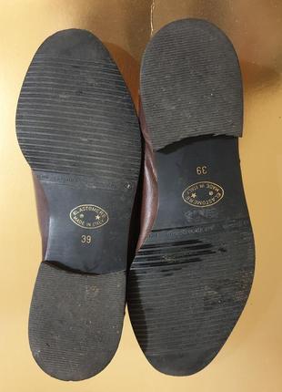 Брендові шкіряні туфлі оксфорди італія5 фото