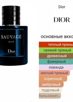 Пробник аромата sauvage elixir dior2 фото