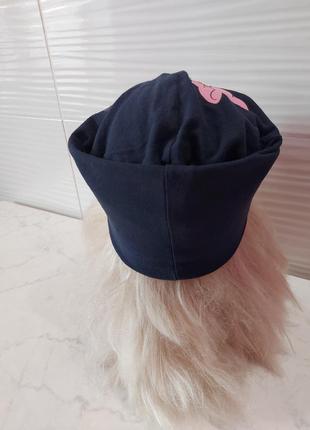 Хлопковая шапка с минни h&m от disney темно-синяя 7-12 лет7 фото
