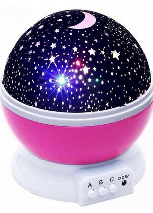 Проектор звездного неба star master big dream, игрушка проектор звездного неба. цвет: розовый3 фото
