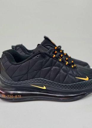 Женские кроссовки nike air max 720 black orange зимняя скидка sale / smb