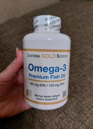 Омега-3 omega-3 california gold nutrition i-herb