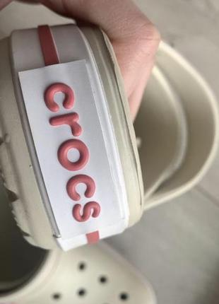 Crocs сабо бежевые3 фото