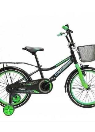 Детский велосипед rocky crosser-13 с корзинкой и доп. колесиками  4503