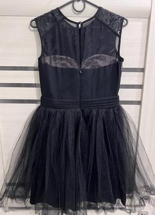 Платье новое чёрное шёлк фатин люкс lux5 фото