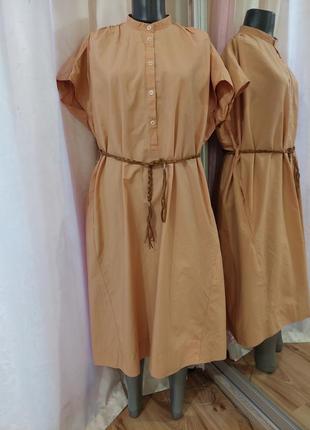 Стильное с карманами платье 👗 рубашка оверсайз