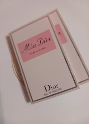 Пробник аромата miss dior rose n'roses dior