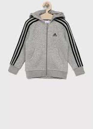 Дитяча кофта adidas performance gq8903 олімпійка на замок кофта на блискавку утеплена кофта adidas з блискавкою кофта на замок для хлопчика