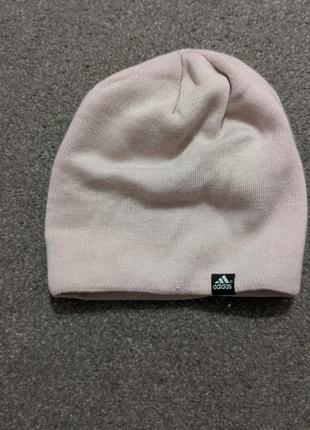 Теплая зимняя шапка адидас