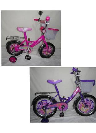 Велосипед принцесса с корзинкой от crosser: для маленьких принцесс2 фото