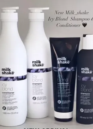 Шампунь для світлих і платинових блондинок milk_shake icy blond shampoo 1000 мл1 фото